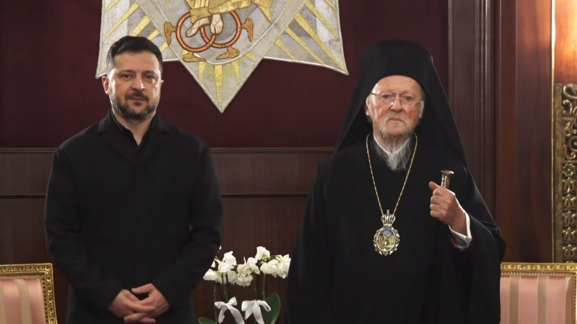 Zelenskiy'den patrikhaneye ziyaret