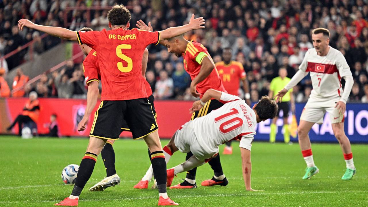 A Milli Futbol Takımı, Belçika'ya da mağlup oldu: 3-0