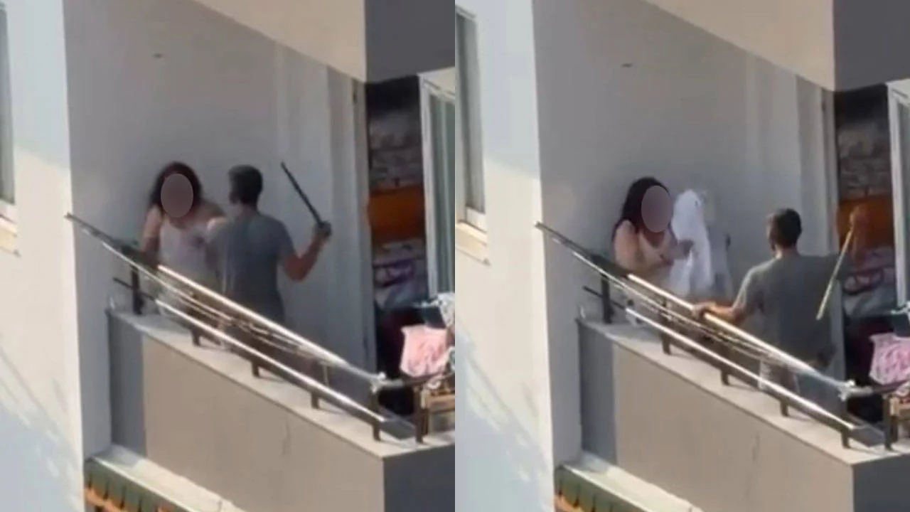 Adana'da kadına şiddet: Sopayla dövdü, saçından sürükledi!
