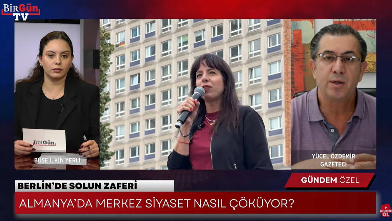 Gazeteci Yücel Özdemir, Sol Parti'nin zaferini BirGün'e değerlendirdi: "Berlin aslında AfD'ye bir yanıttır"