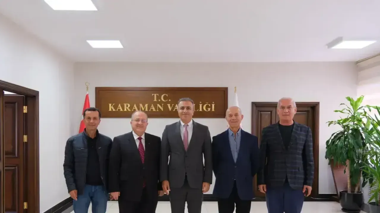 Karaman Valiliği'nde Yoğun Temas: Önemli Konuklar Makamda