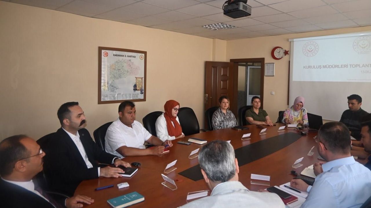 Karaman ASHİM’de Hizmetler Masaya Yatırıldı