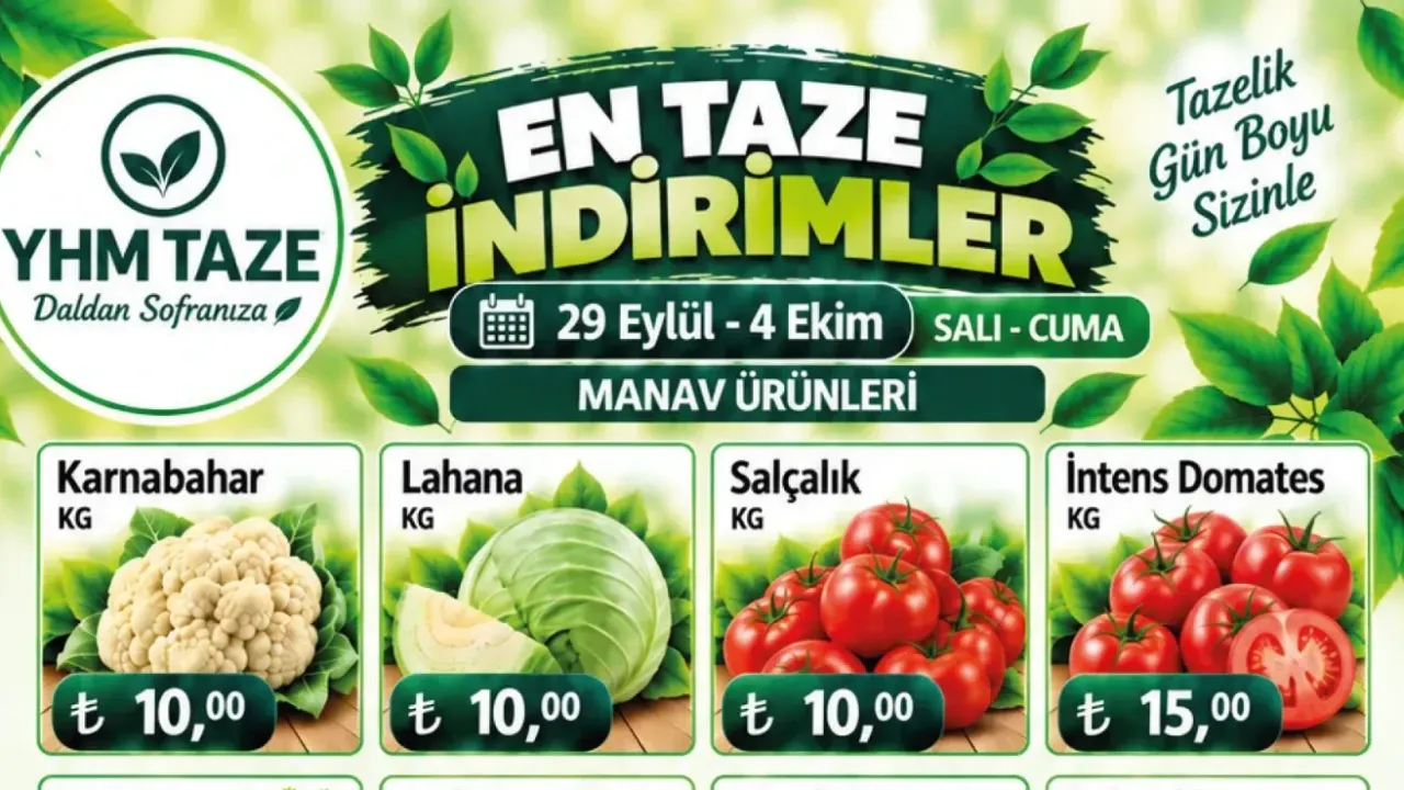 YHM Market 29 Eylül - 4 Ekim İndirimli Ürünler Listesi Yayınlandı