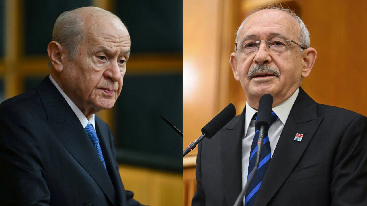 Kılıçdaroğlu ile Bahçeli, Meclis'te bir araya geldi