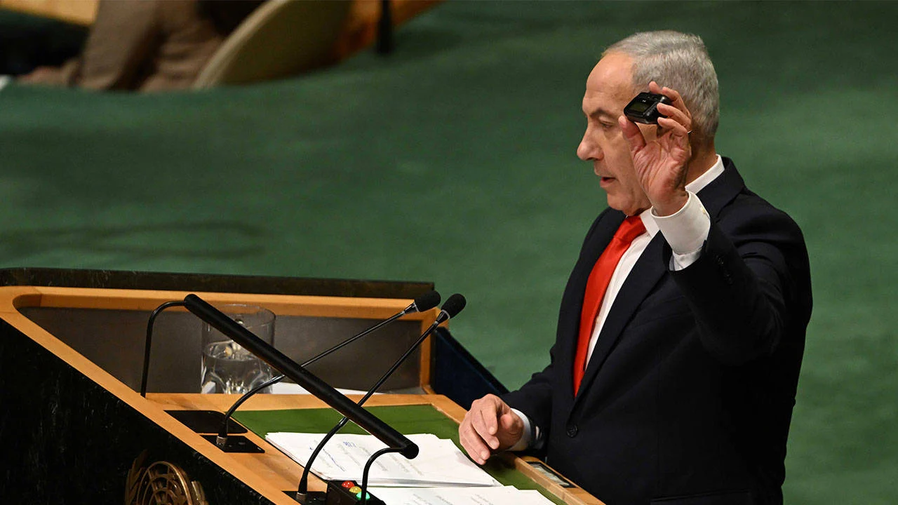 Netanyahu'dan BM kürsüsünde tehdit mesajı: ''Hatırlıyor musunuz?''