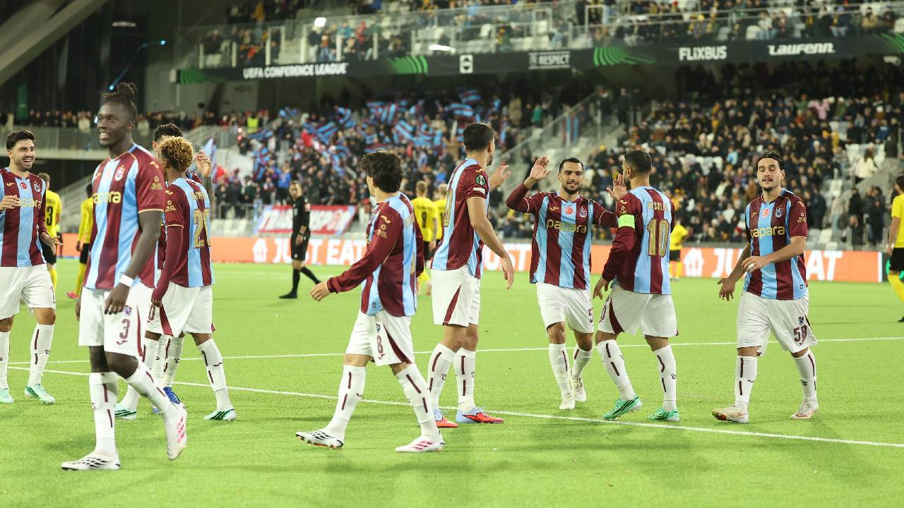 Trabzonspor'dan UEFA Konferans Ligi'ne iyi başlangıç