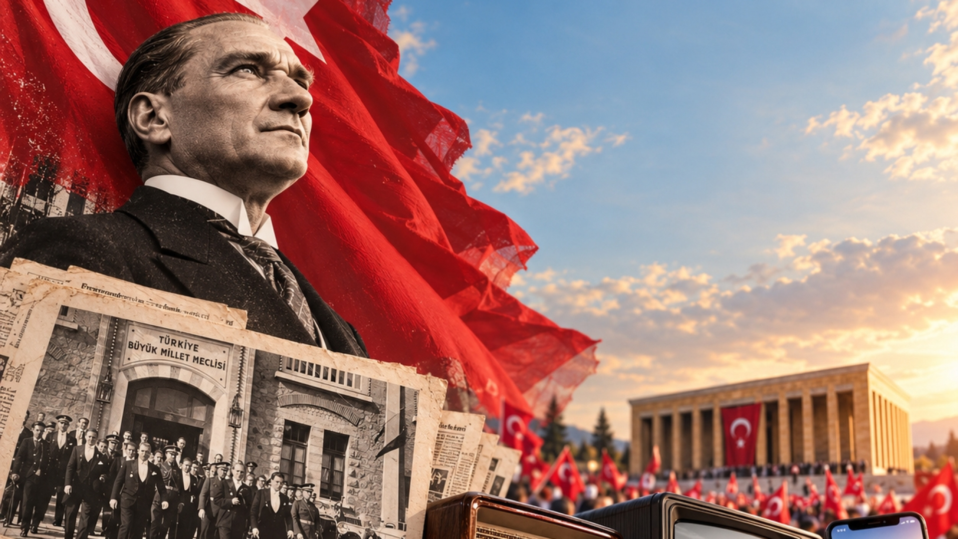 Gazete sayfalarından telefon ekranlarına... 103 yıllık coşku!