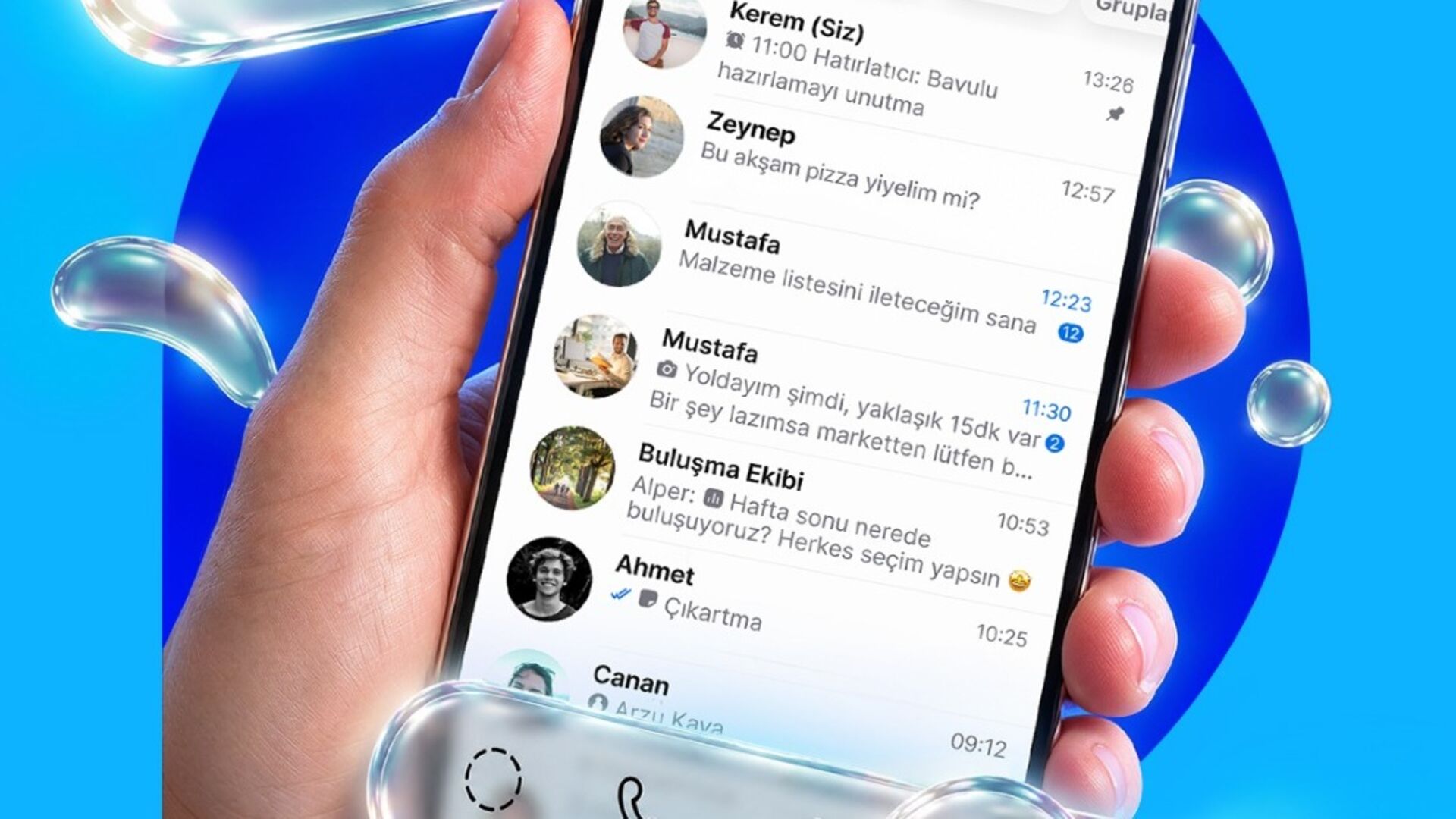 BiP’ten iPhone'a özel arayüz