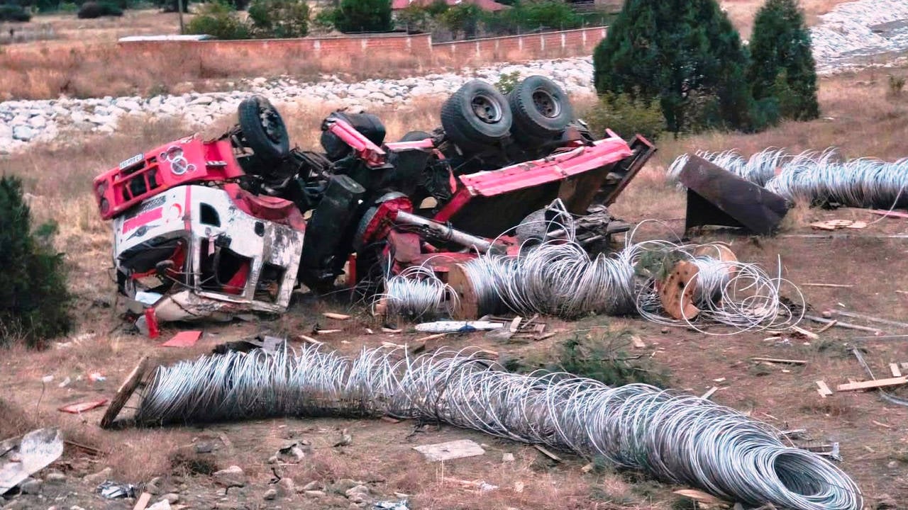 Sinop'ta devrilen vinçteki 1 kişi öldü, 1 kişi yaralandı