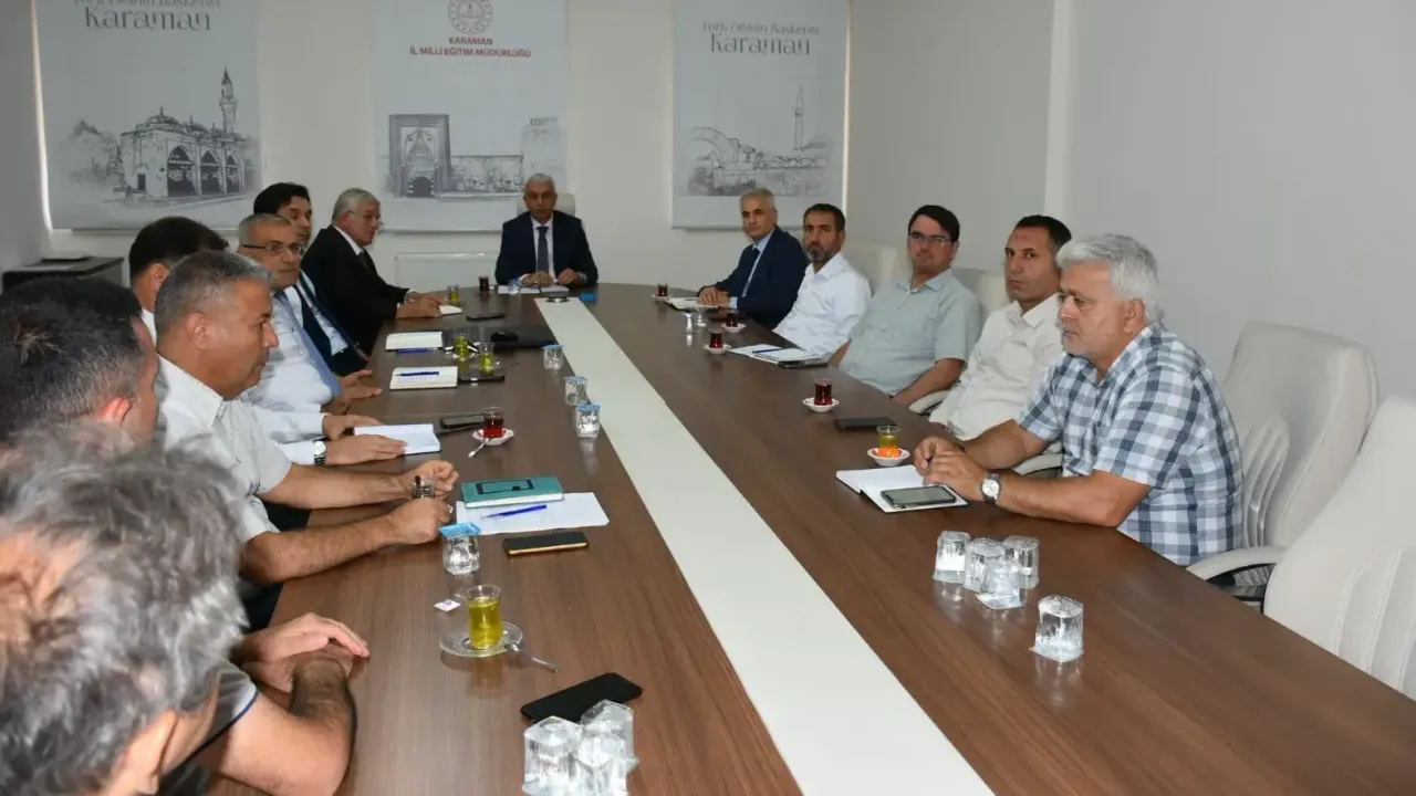Karaman’da Yeni Eğitim Öğretim Yılı Hazırlıkları Masaya Yatırıldı