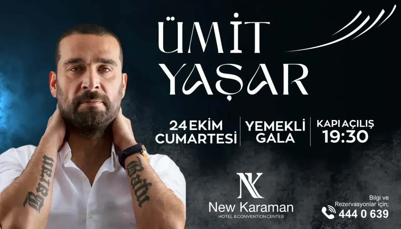 Ümit Yaşar, Karaman’da Sahne Alacak!