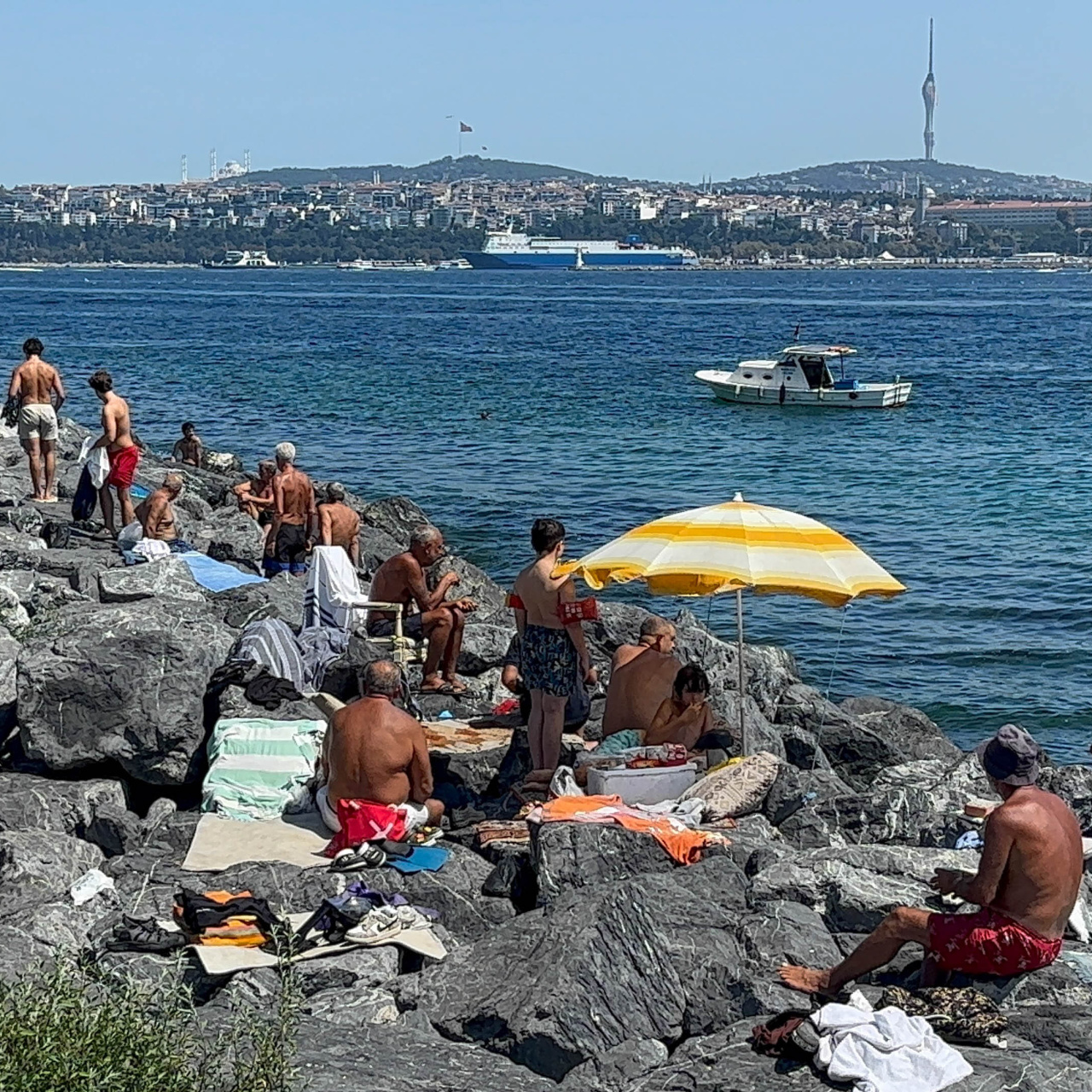 İstanbul'da Boğaz'a akın