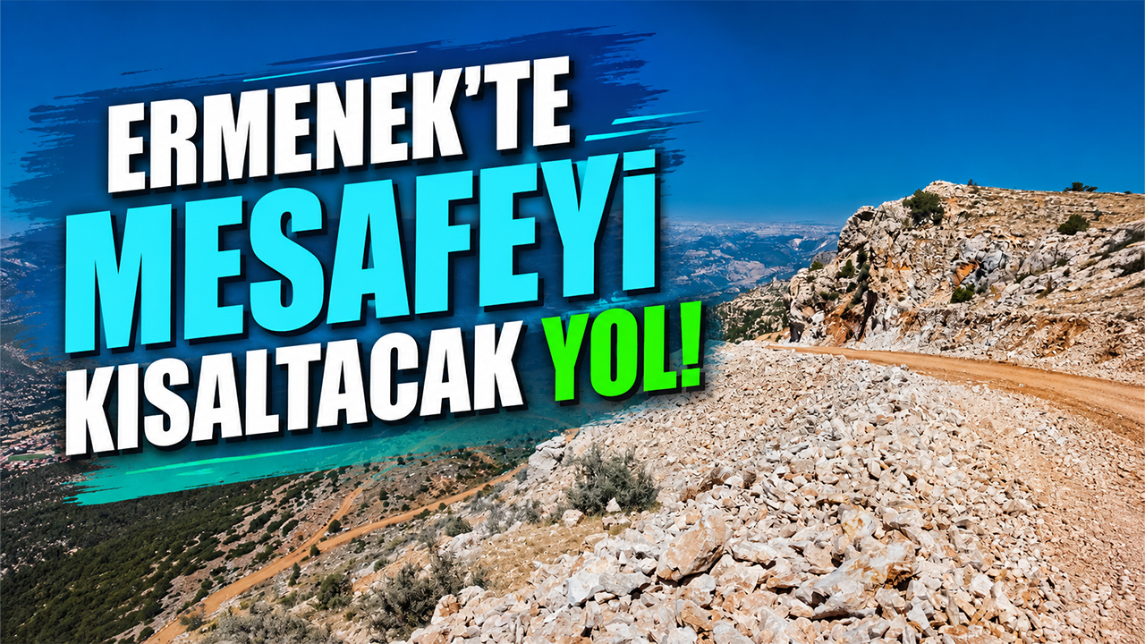 Ermenek’te Mesafeyi Kısaltacak Yol!