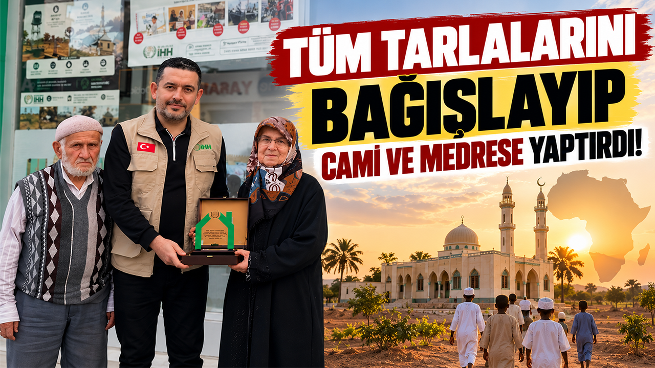 Karamanlı hayırsever tüm tarlalarını bağışlayıp cami ve medrese yaptırdı!