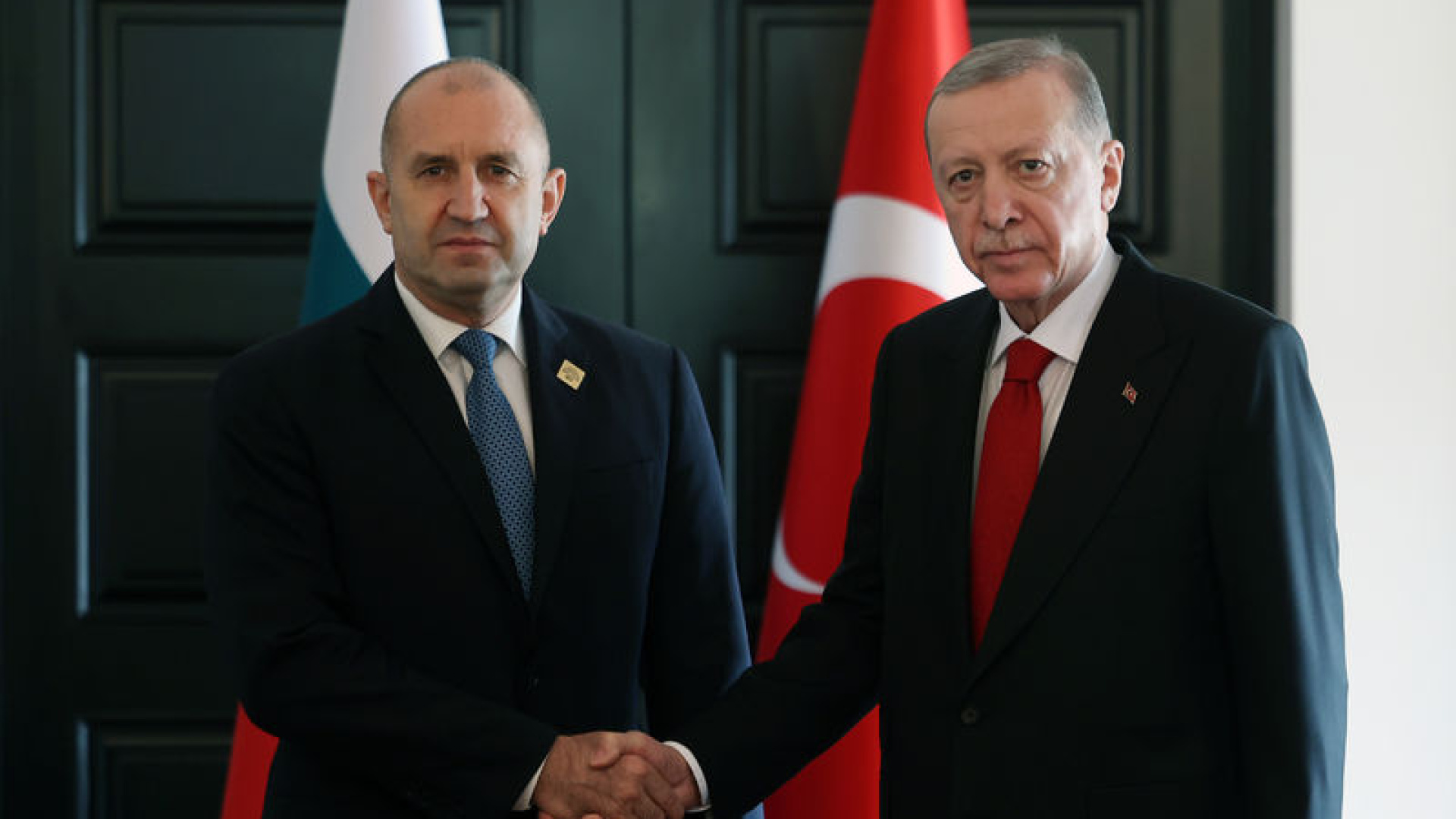 Cumhurbaşkanı Erdoğan, Radev ile görüştü