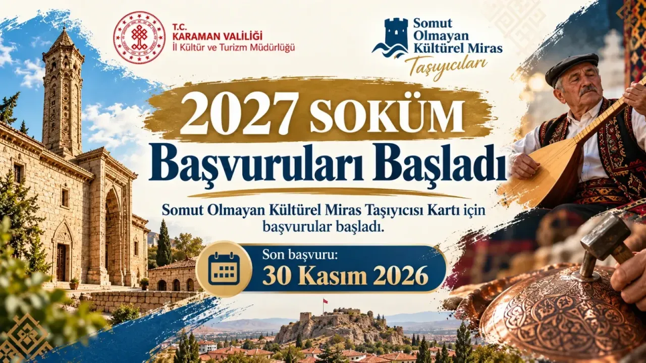 Karaman’da 2027 SOKÜM Başvuruları Başladı