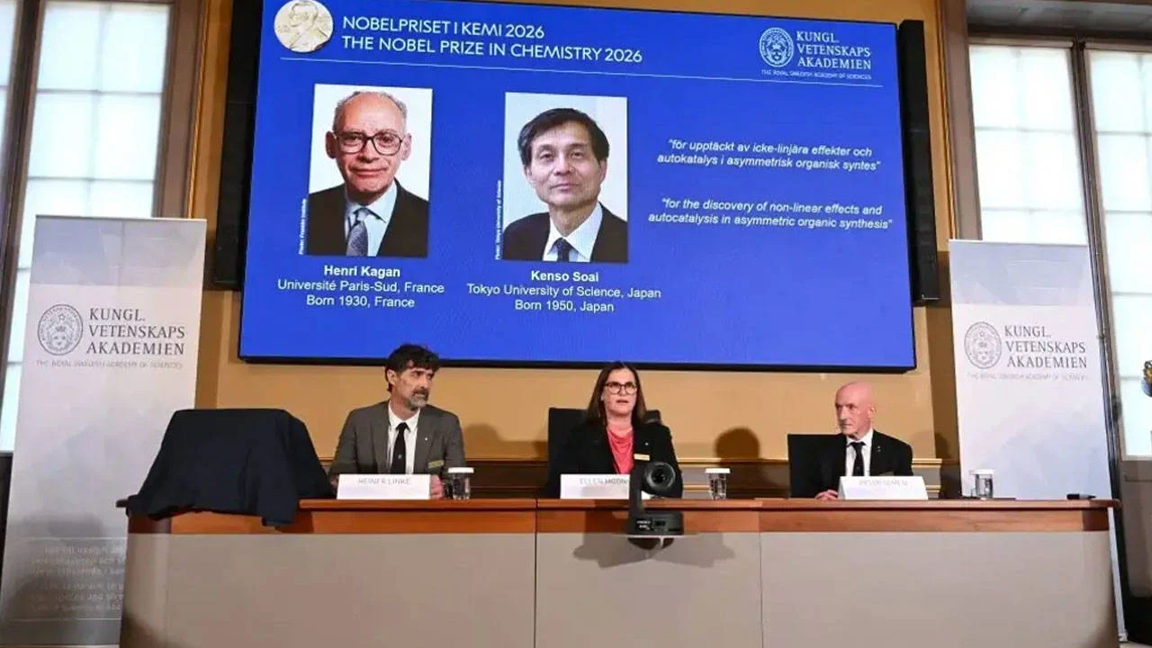 2026 Nobel Kimya Ödülü Kagan ve Soai’ye verildi