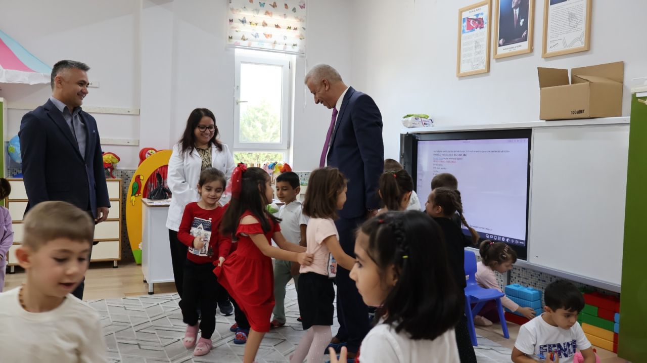 İl Müdürü Sadun Kılınç, Vedat Ahmet Şen Anaokulunu Ziyaret Etti