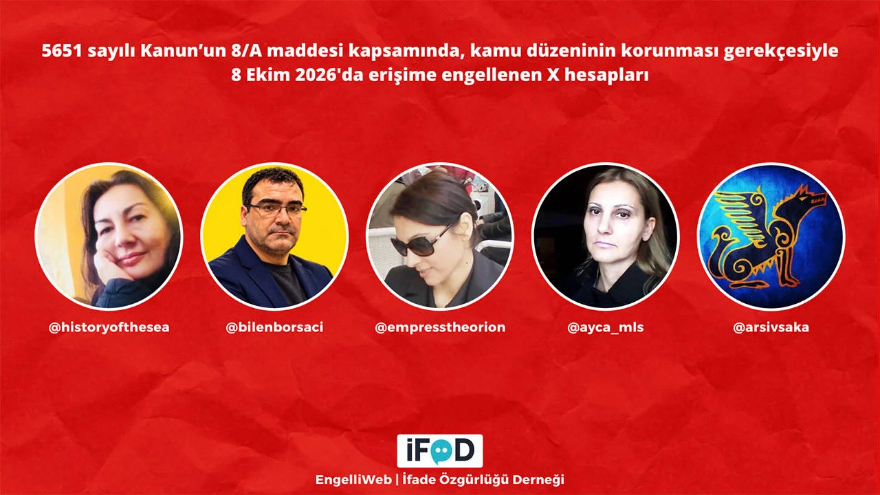 Aralarında gazeteci, yazar ve avukatların da bulunduğu 39 X hesabına erişim engeli