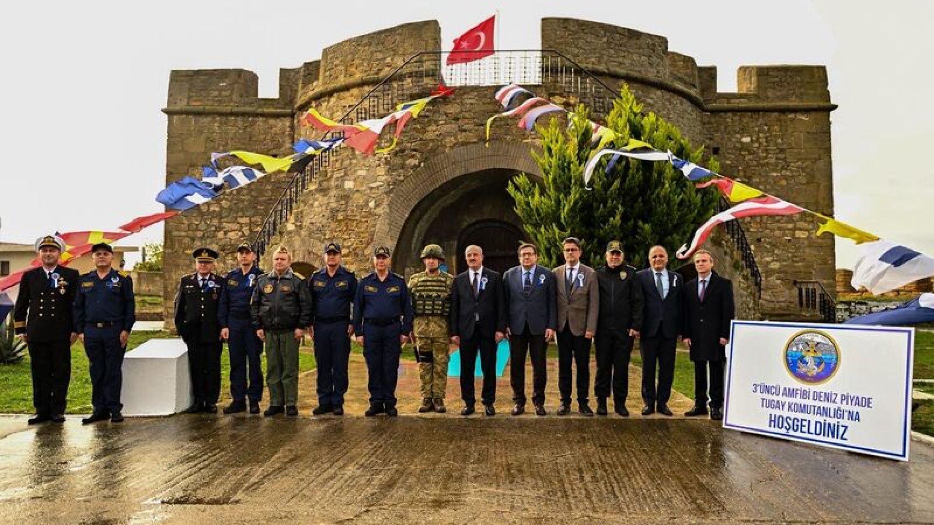Çanakkale'de sancak tevcih töreni yapıldı
