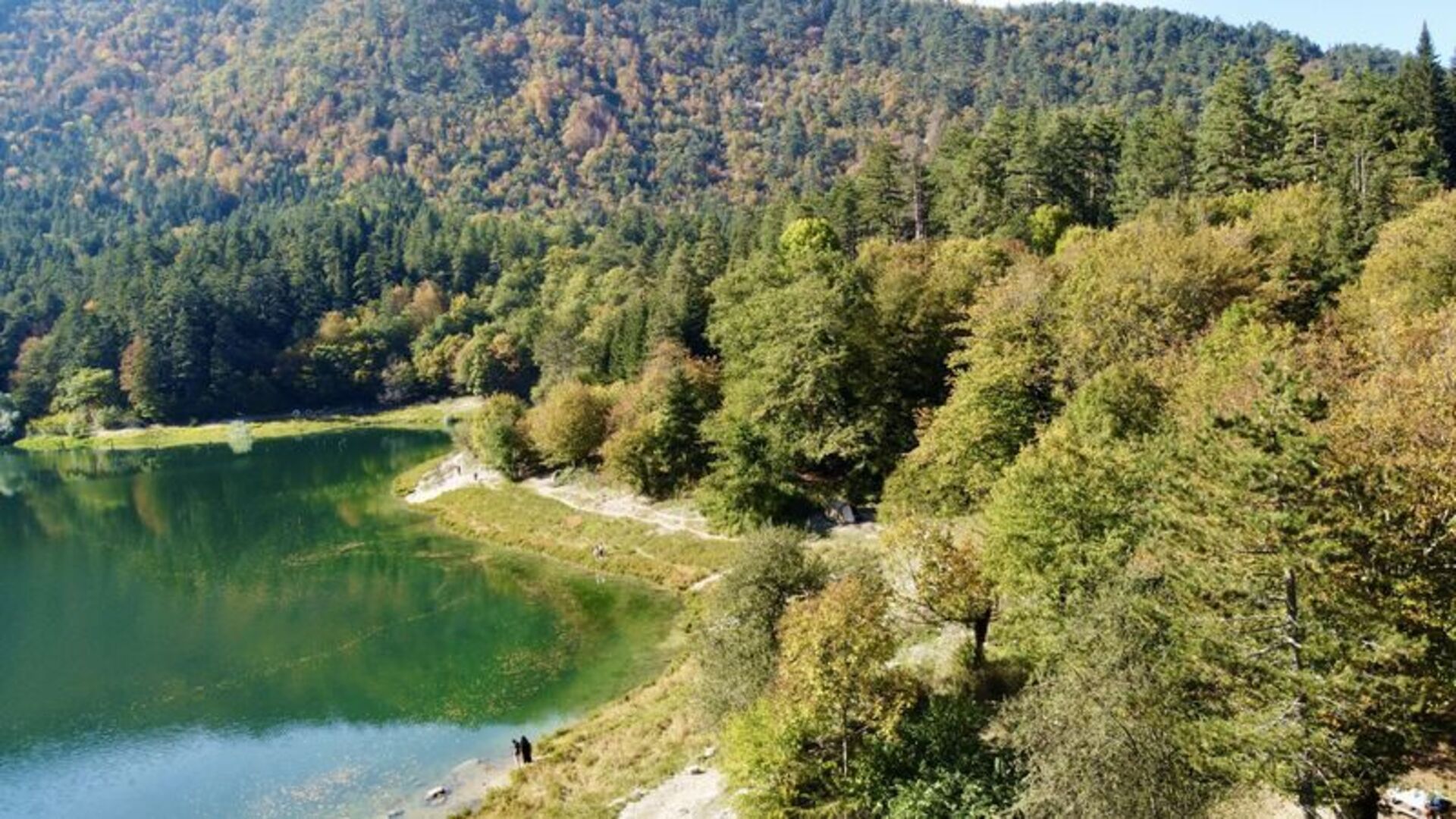 Sülüklü Göl Tabiat Parkı'nda sonbahar renkleri