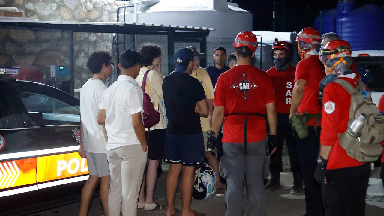 Bodrum'da ormanlık alanda kaybolan 5 kişi bulundu