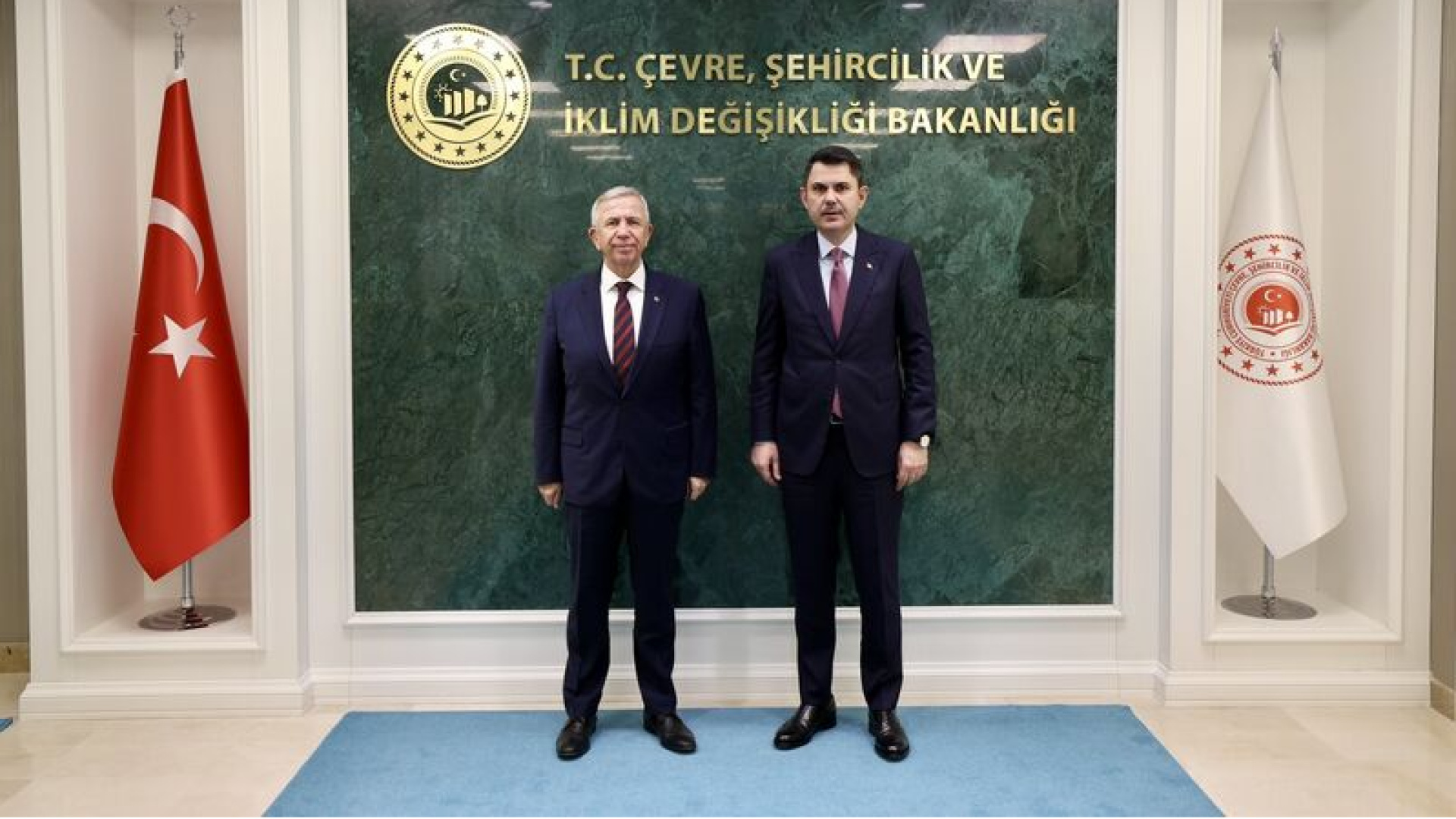Yavaş'tan Kurum'a ziyaret