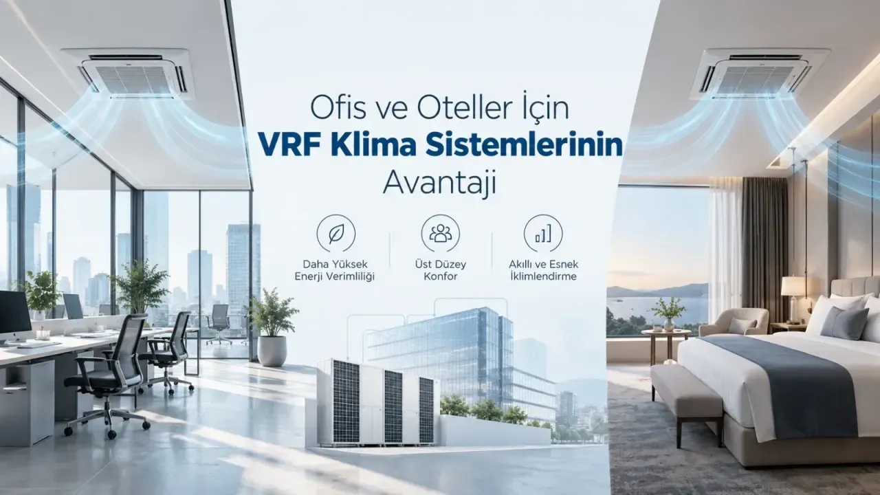 Ofis ve Oteller İçin VRF Klima Sistemlerinin Avantajı