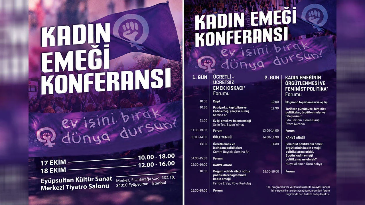 Kadın Emeği Konferansı 17-18 Ekim’de İstanbul’da düzenlenecek
