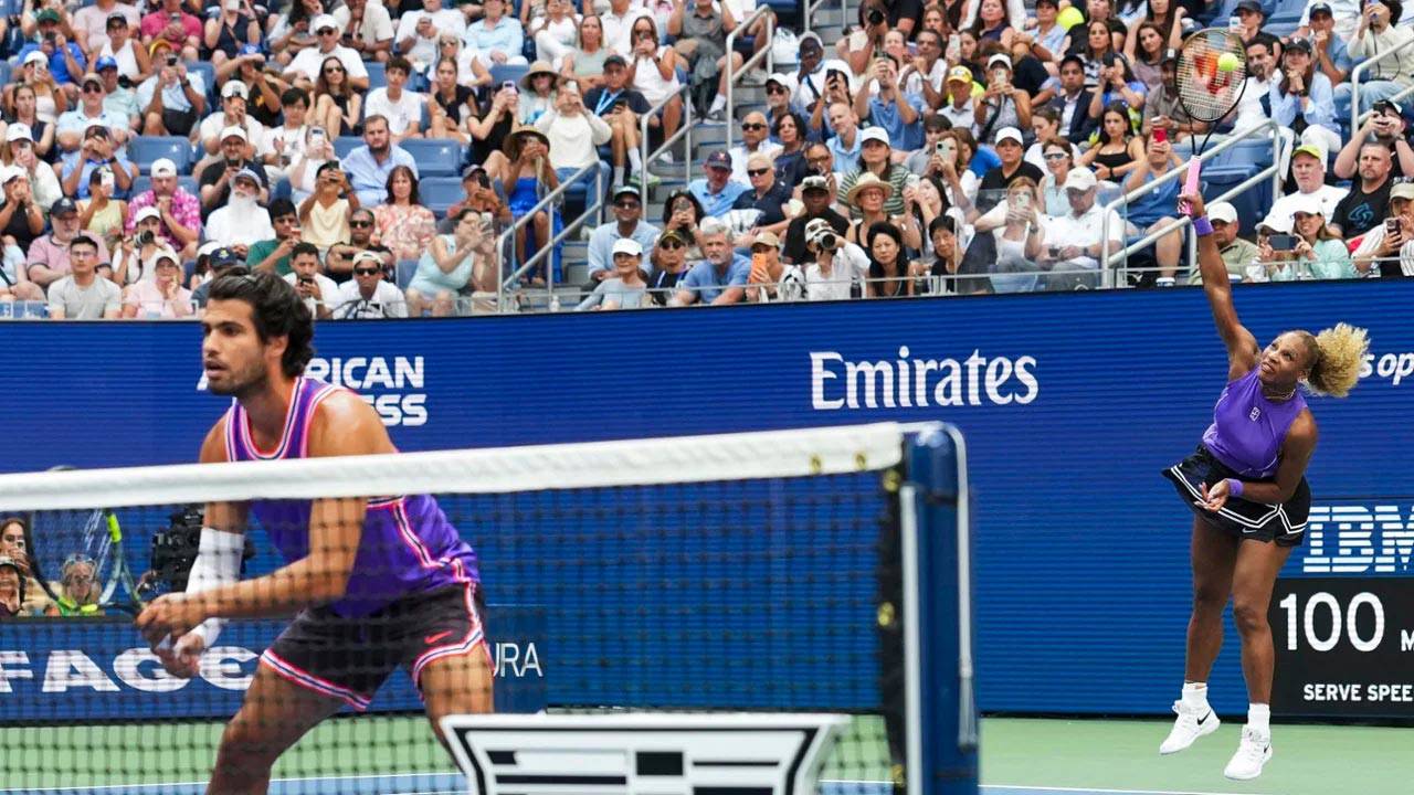 Serena Williams-Carlos Alcaraz ikilisi ABD Açık'ta çeyrek finalde