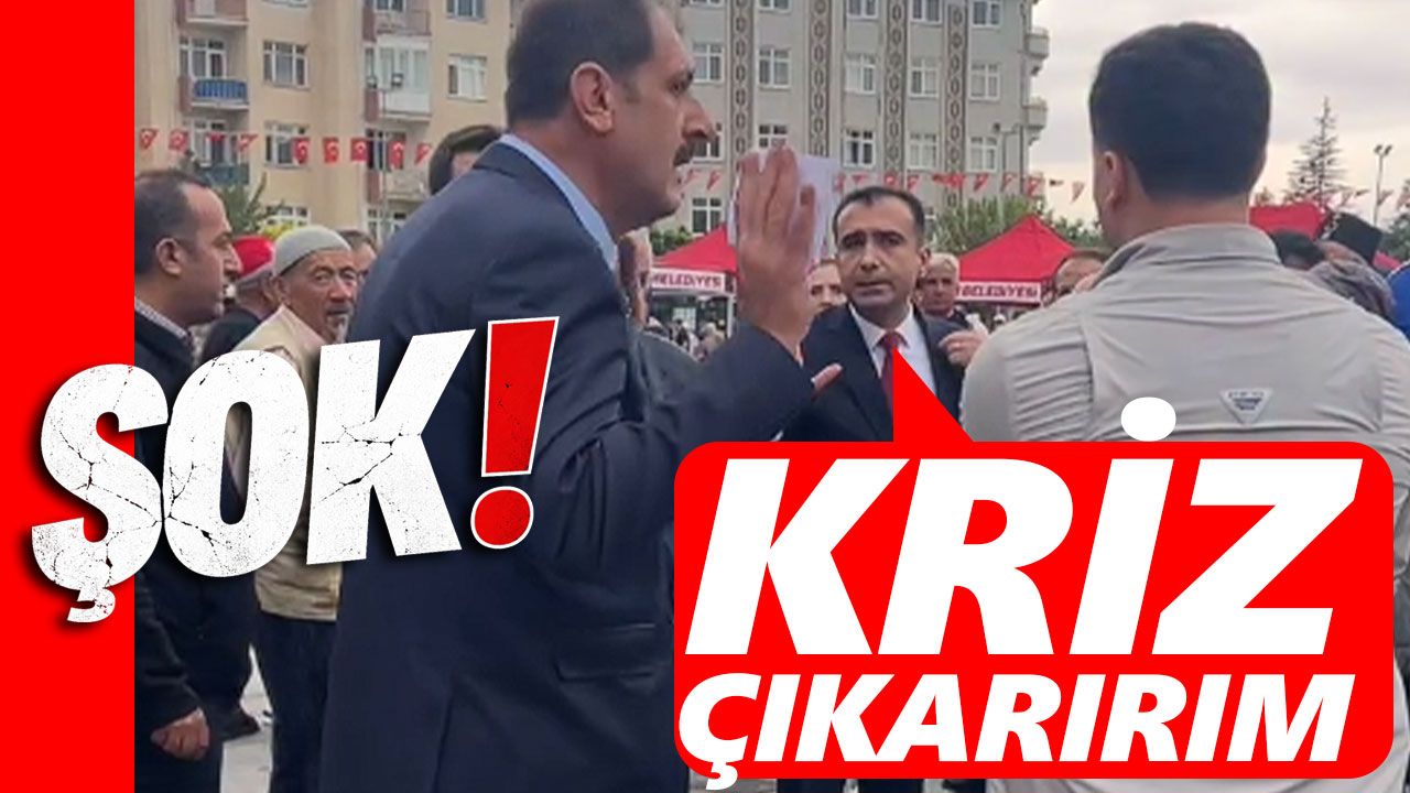 Karaman’daki 30 Ağustos Töreninde Belediye Başkanı ile Protokol Müdürü Arasında Tartışma