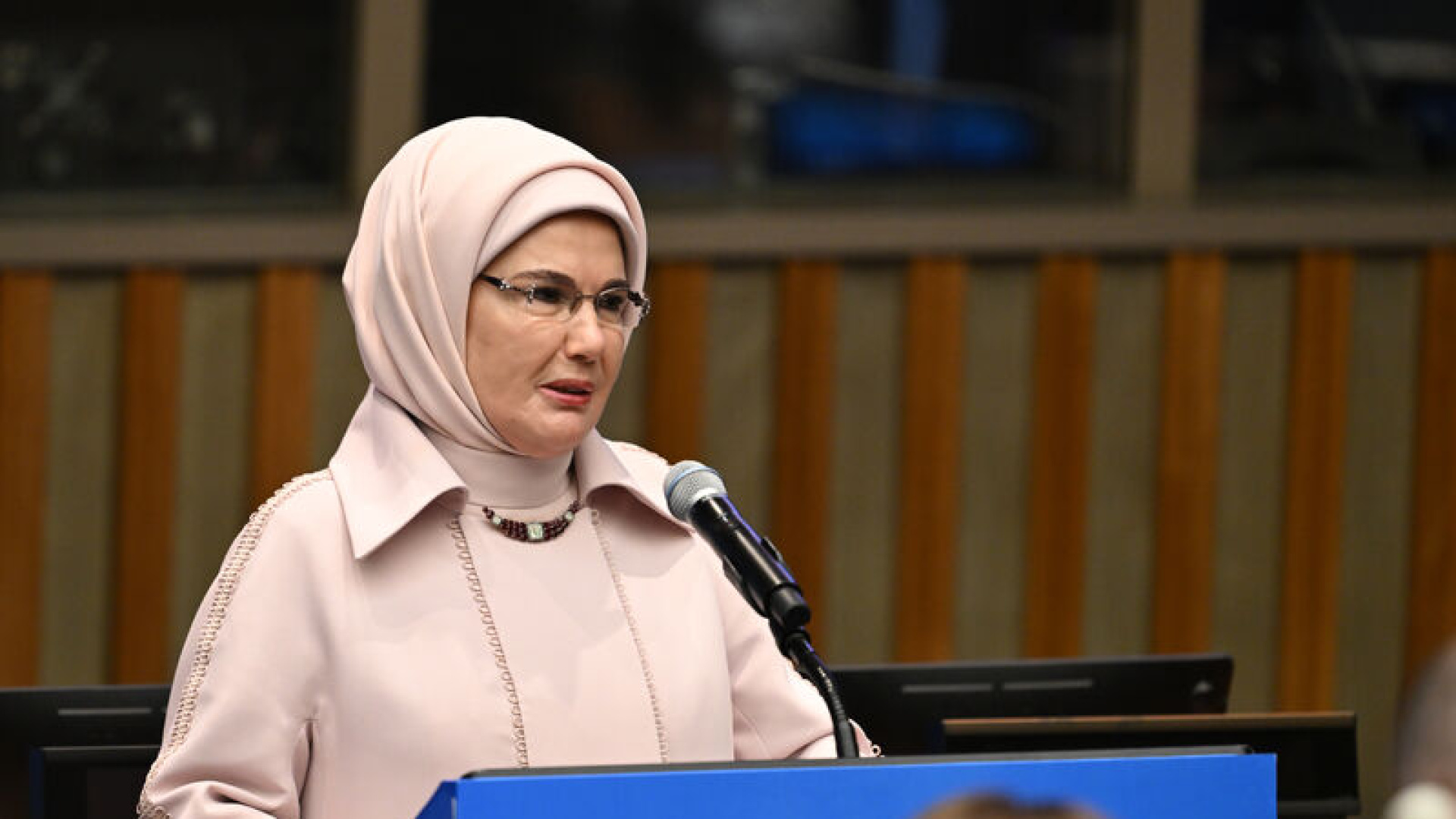 Emine Erdoğan BM programında konuştu