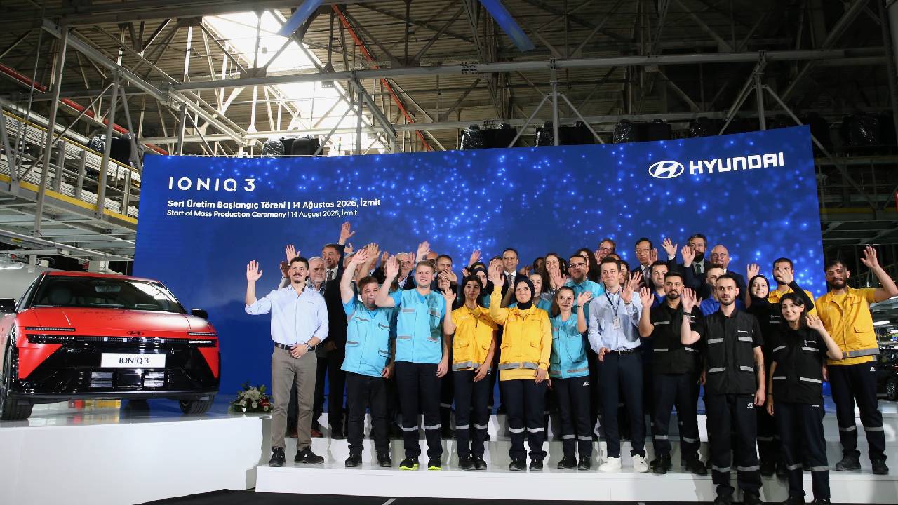 Hyundai Motor Türkiye duyurdu: İlk elektrikli aracı IONIQ 3'ün seri üretimine başlandı