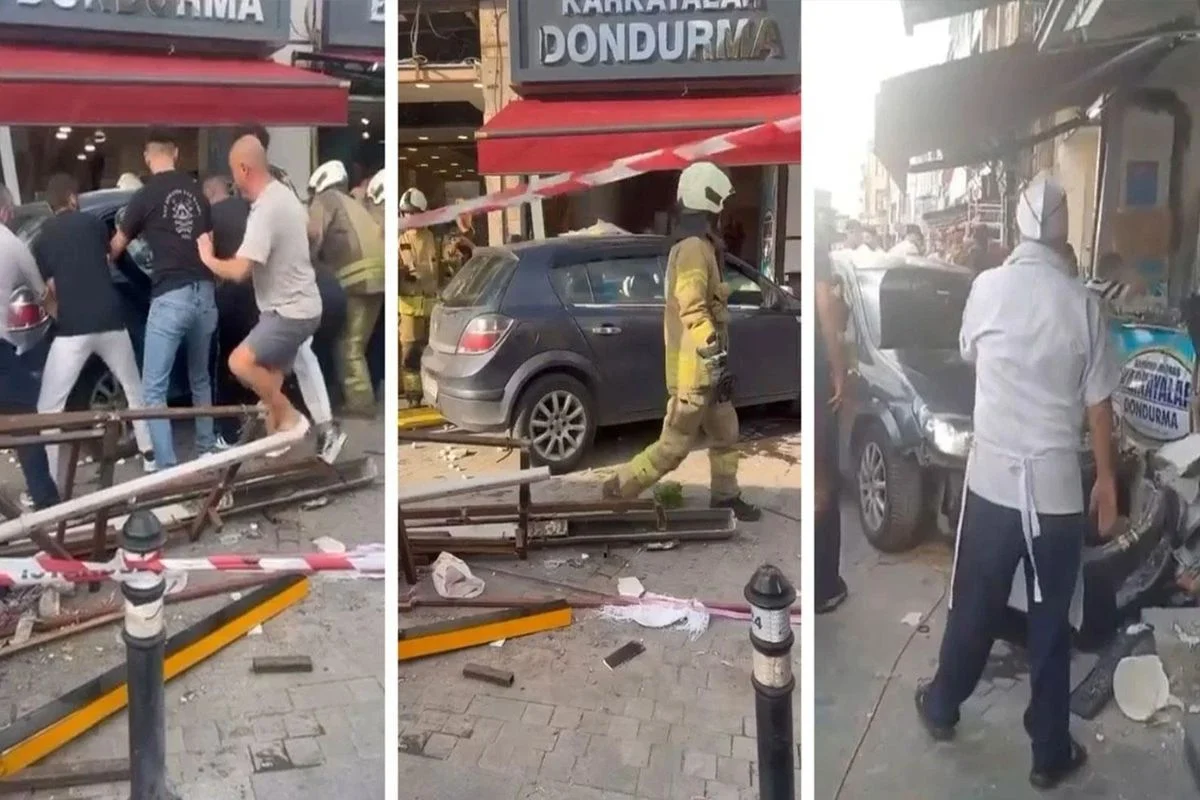 Beykoz’da otomobil yayaların arasına daldı: 6 yaralı