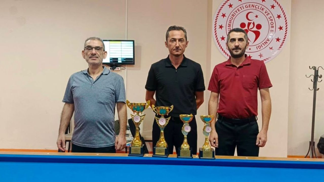 Karaman’da Bilardonun Şampiyonu Belli Oldu!