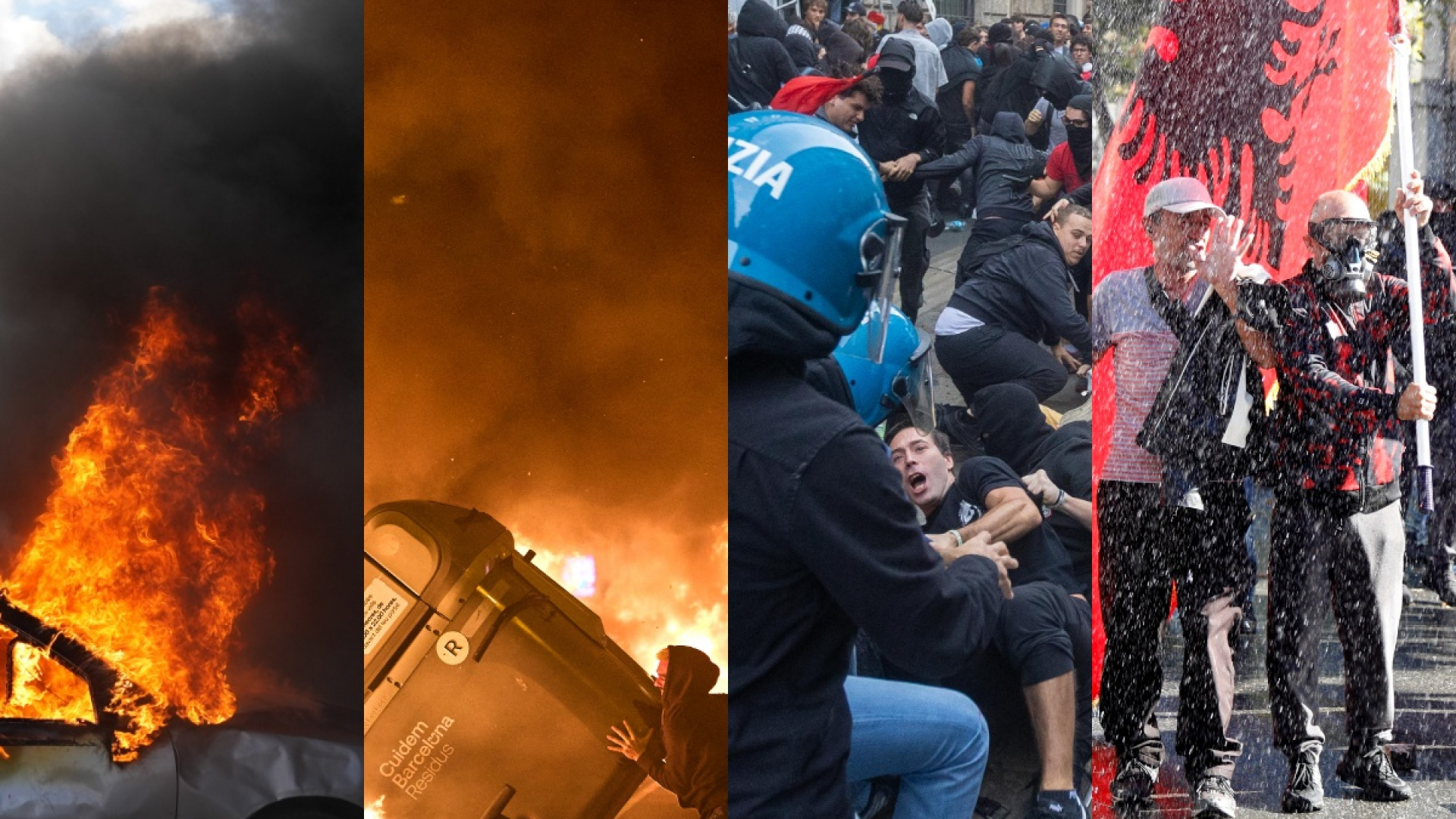 Fransa, İspanya, Arnavutluk... Avrupa'yı saran protesto hareketi