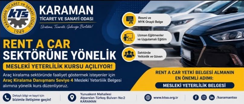 KTSO’dan Rent A Car Hamlesi