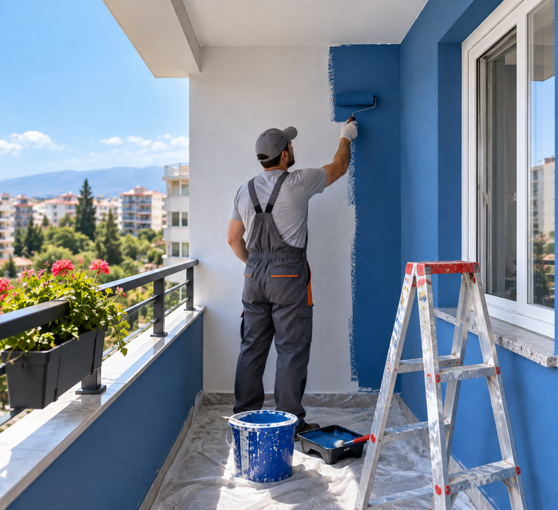 Balkonunu İstediği Renge Boyayana Kötü Haber