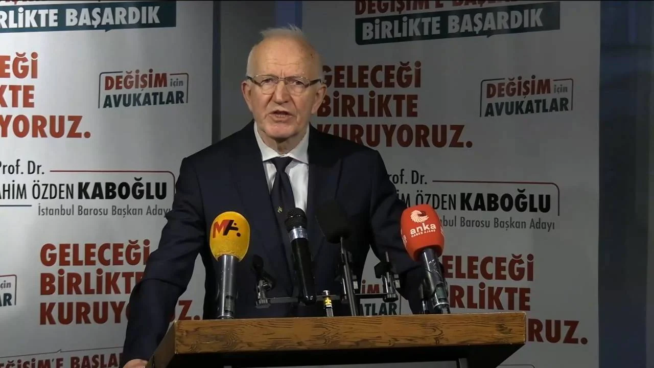İbrahim Kaboğlu İstanbul Barosu Başkanlığına tekrar adaylığını açıkladı: Bu mücadeleyi birlikte büyütmeye davet ediyoruz