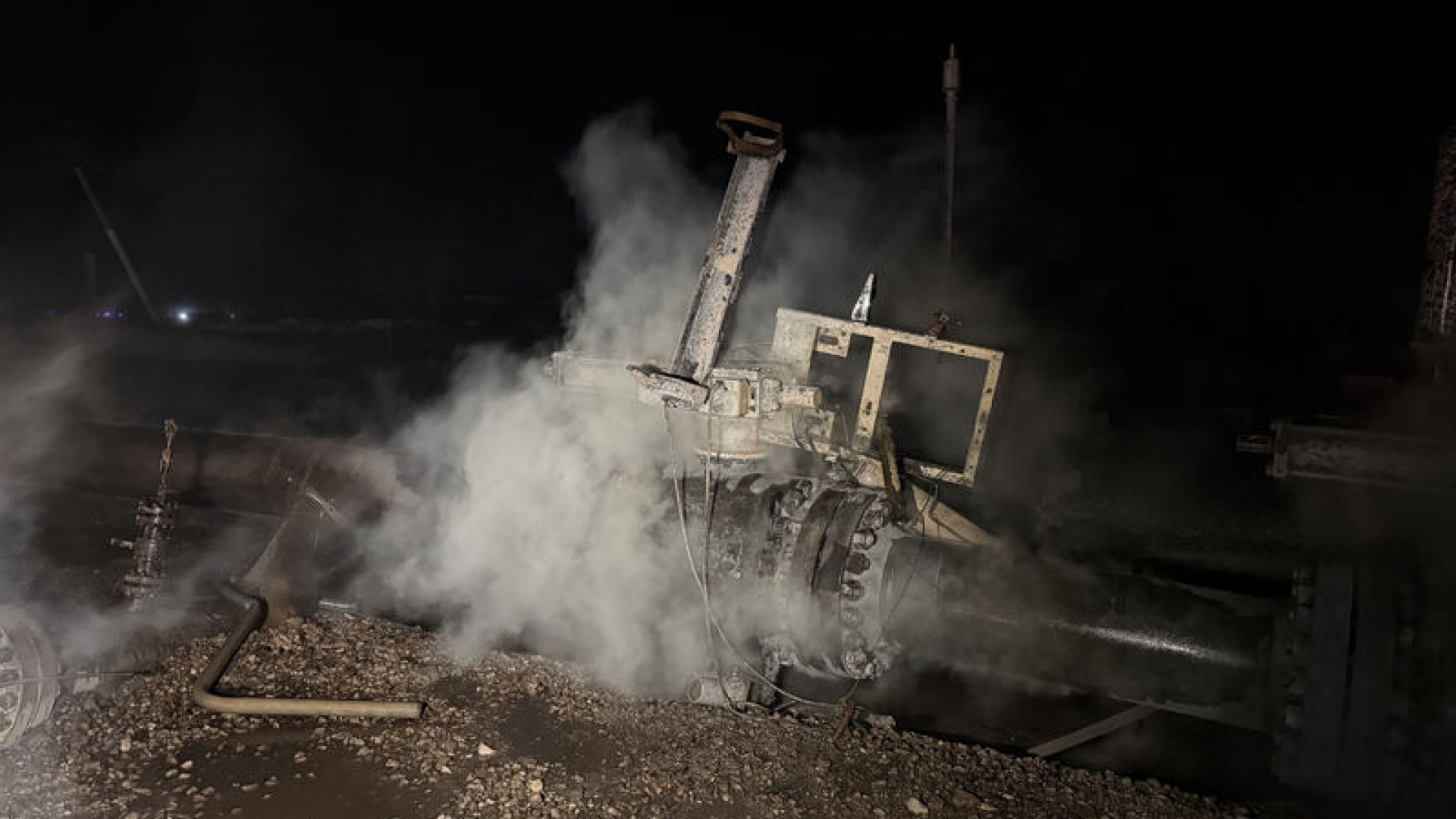 Suriye'de gaz hattında patlama