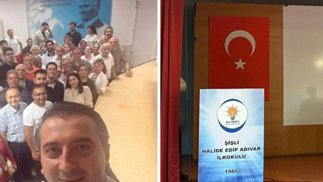 MEB’den ‘AKP’ savunması:  Okulun tamamı kullanılmadı