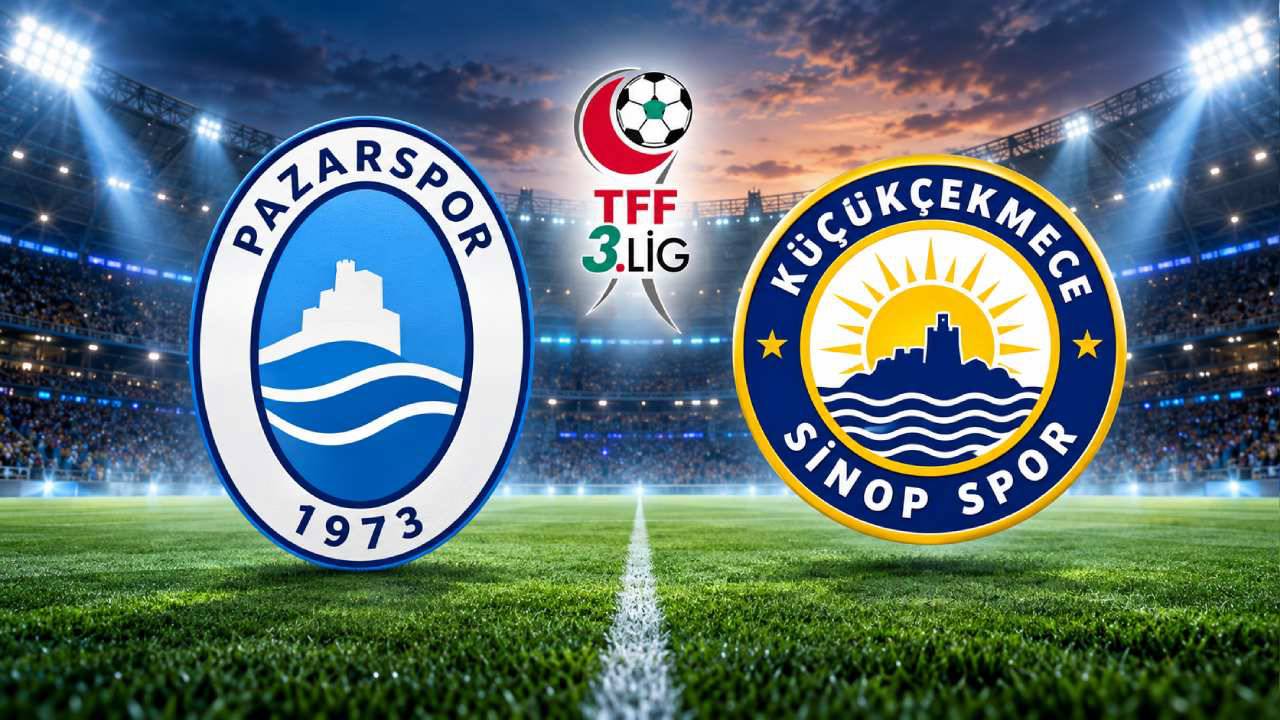 Pazarspor-Küçükçekmece Sinop Maçı Hangi Gün, Saat Kaçta ve Hangi Kanalda?