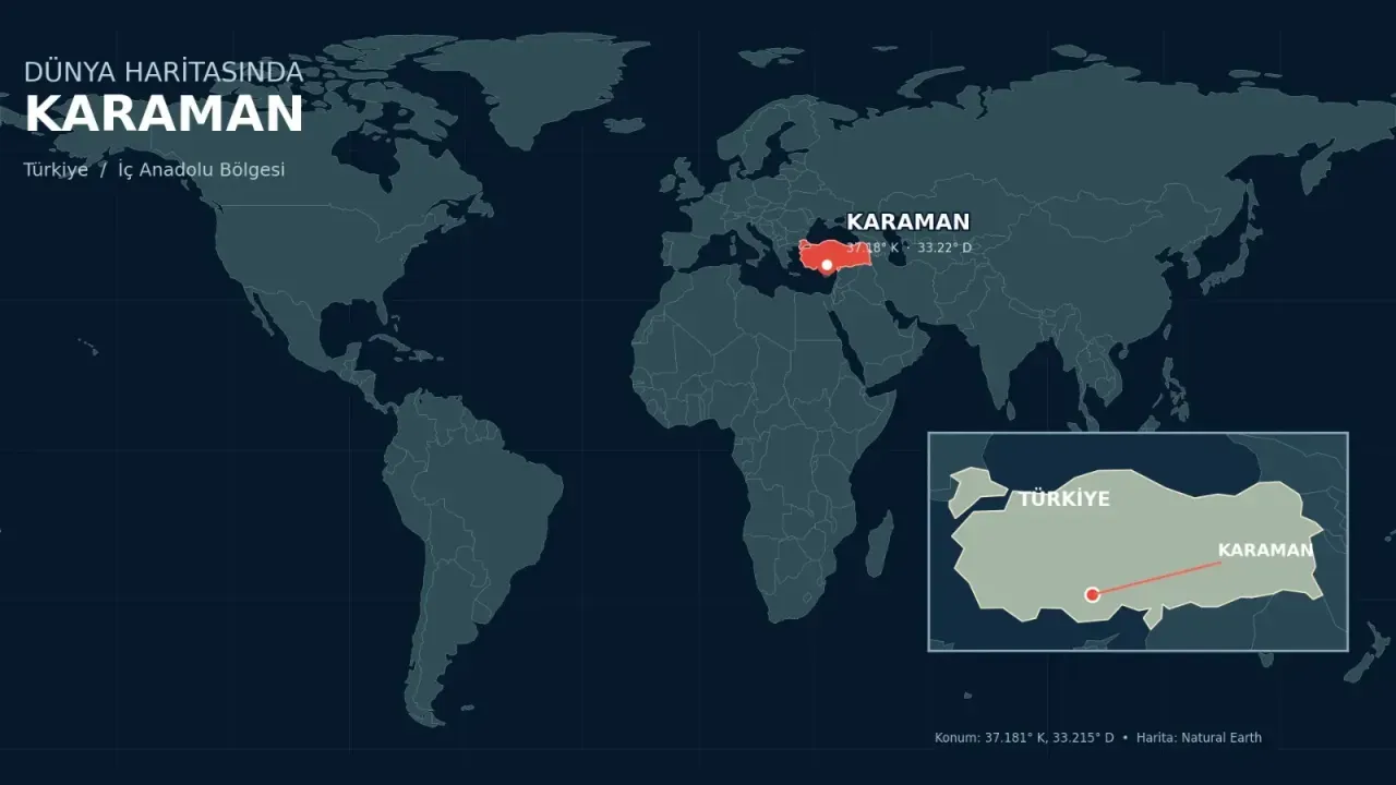 Karaman, Dünyanın Deprem Tehlikesi En Düşük Bölgeleri Arasında Gösterildi!