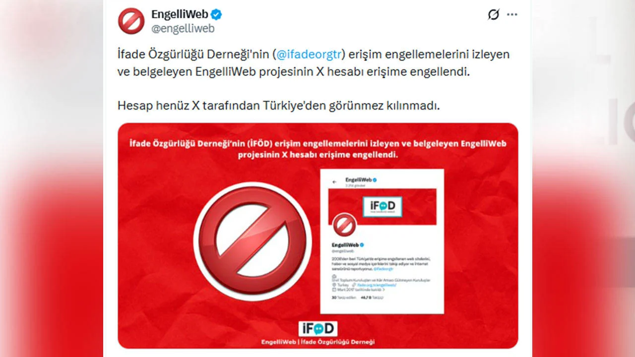 Erişim engellerini belgeleyen EngelliWeb’e de erişim engeli