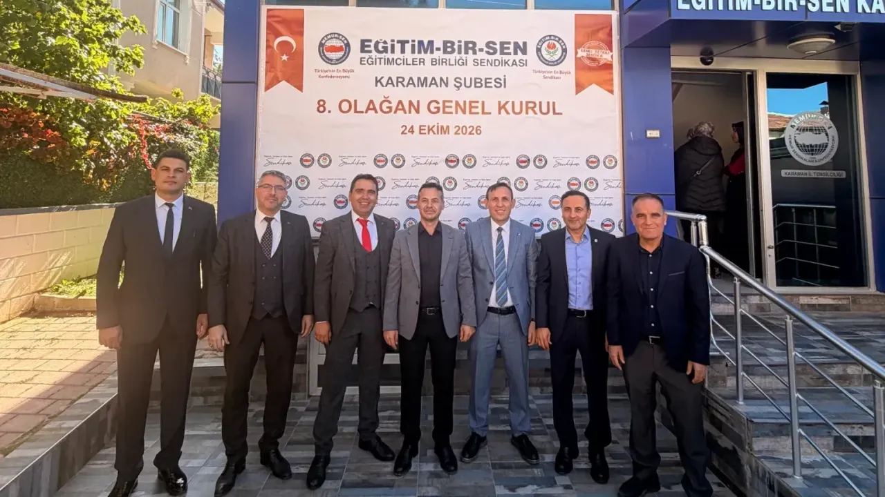 Eğitim-Bir-Sen Karaman’da Recep Kaya Güven Tazeledi