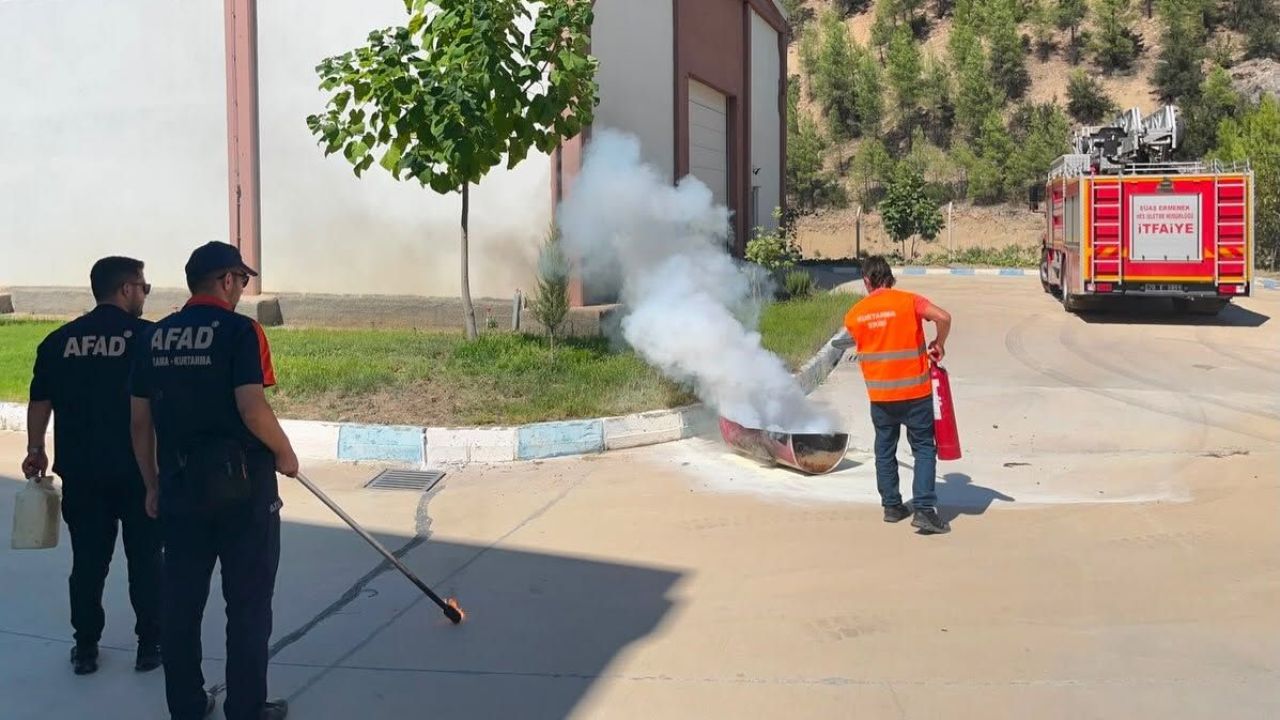 Ermenek HES’te Acil Durum Provası