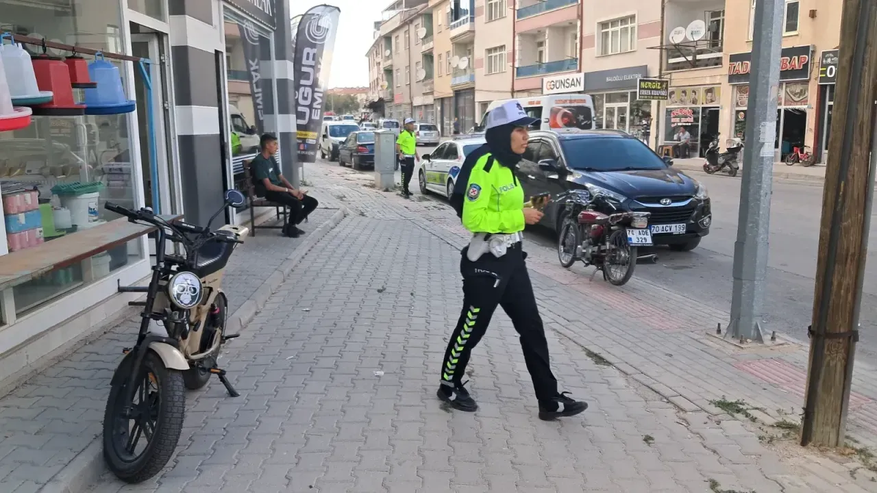 Karaman’da Elektrikli Bisiklet Kazası: 1 Ağır Yaralı