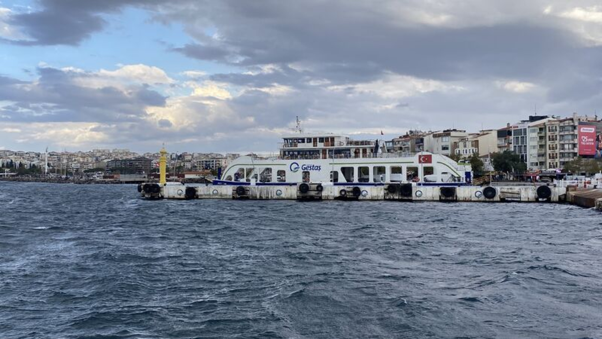 Gökçeada feribot seferlerinde iptaller