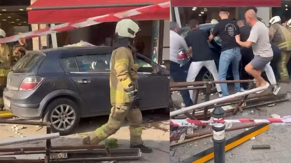 Beykoz’da otomobil yayaların arasına daldı: Yaralılar var