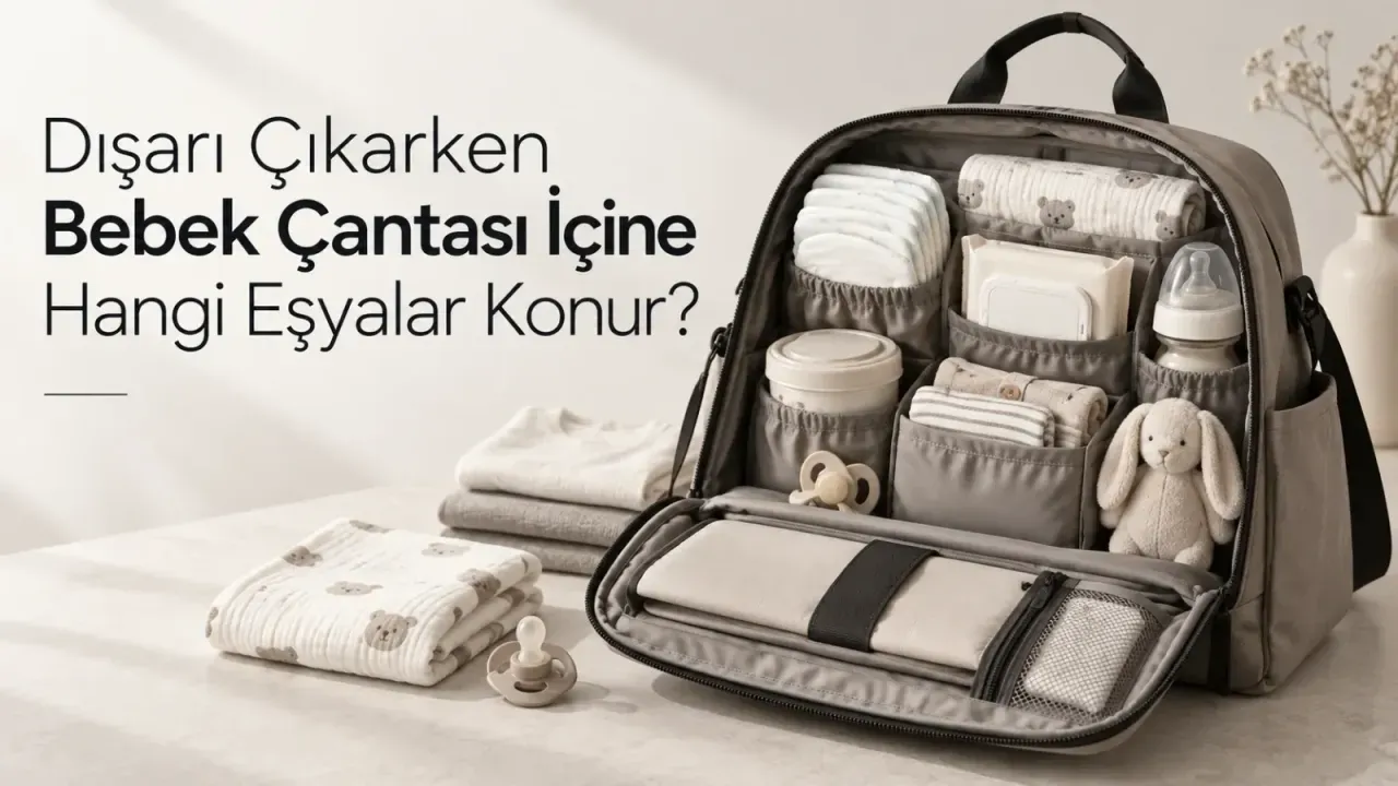 Dışarı Çıkarken Bebek Çantası İçine Hangi Eşyalar Konur?